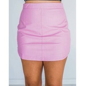 mittoshop Through Highs And Lows micro Mini Skirt large in bubblegum pink NWOT